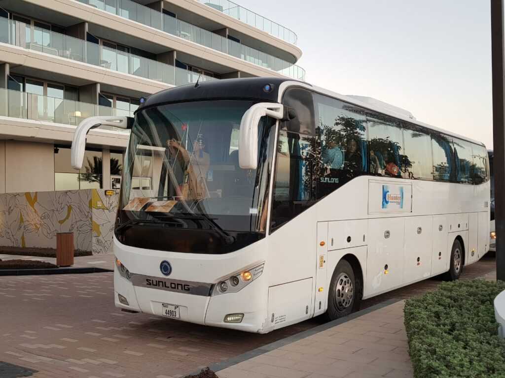 50–53-seater bus rental in dubai