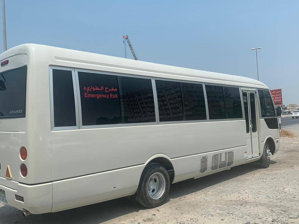 34 seater bus rental in dubai