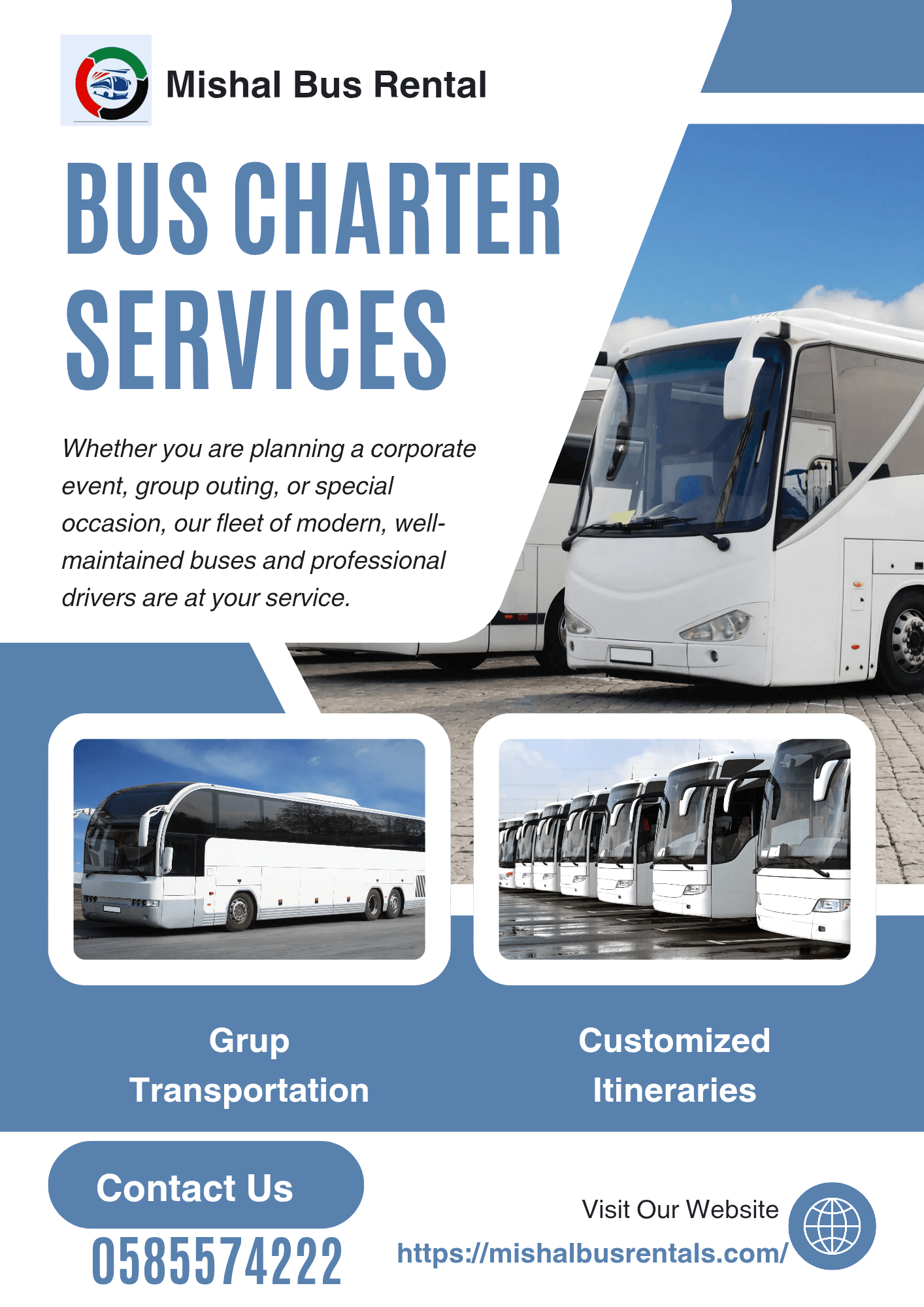 bus rental in ajman