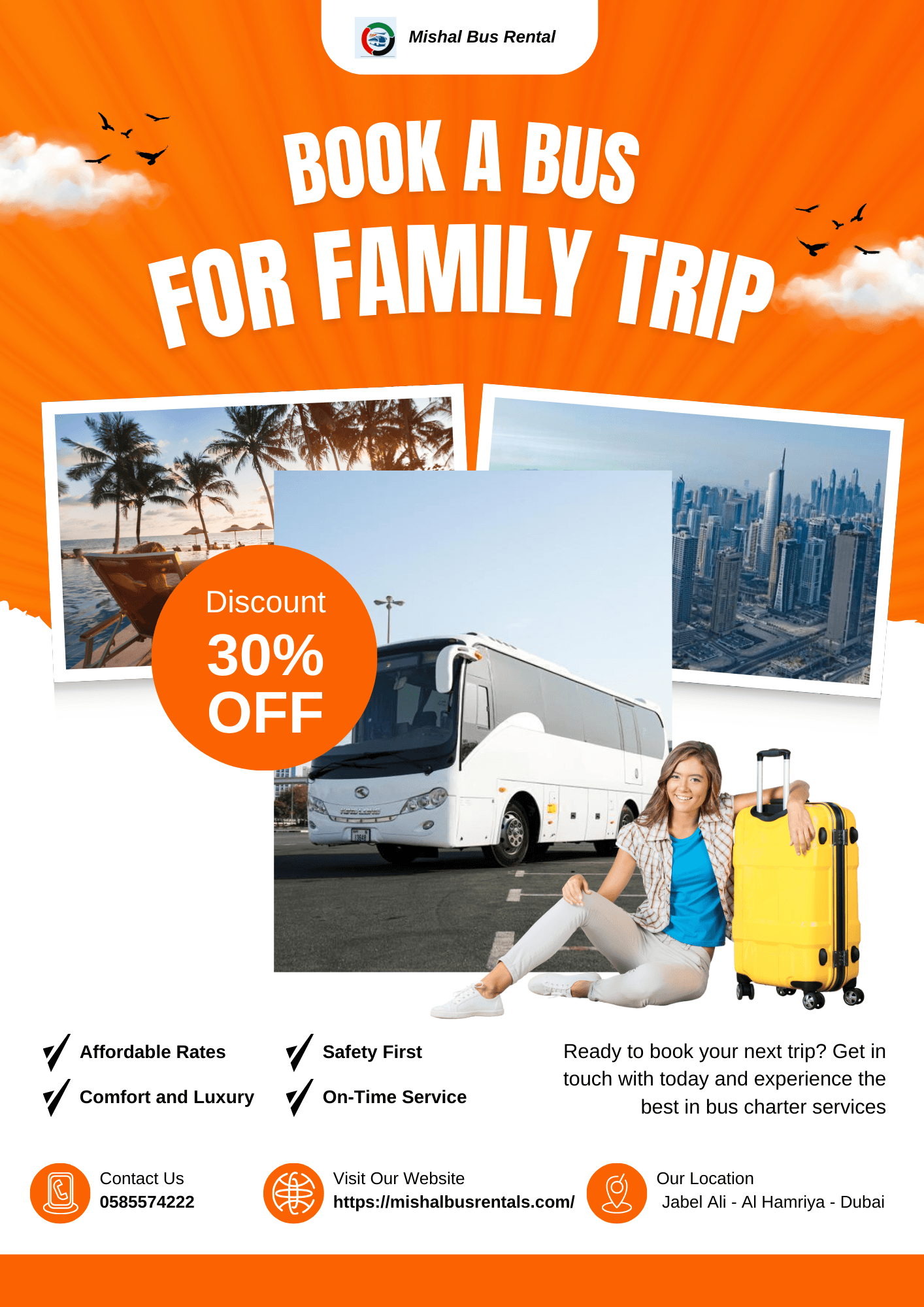 Bus Rental Prices in Dubai