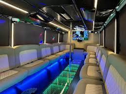 limousine bus rental near me